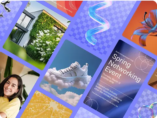 рабочий интерфейс Adobe Express