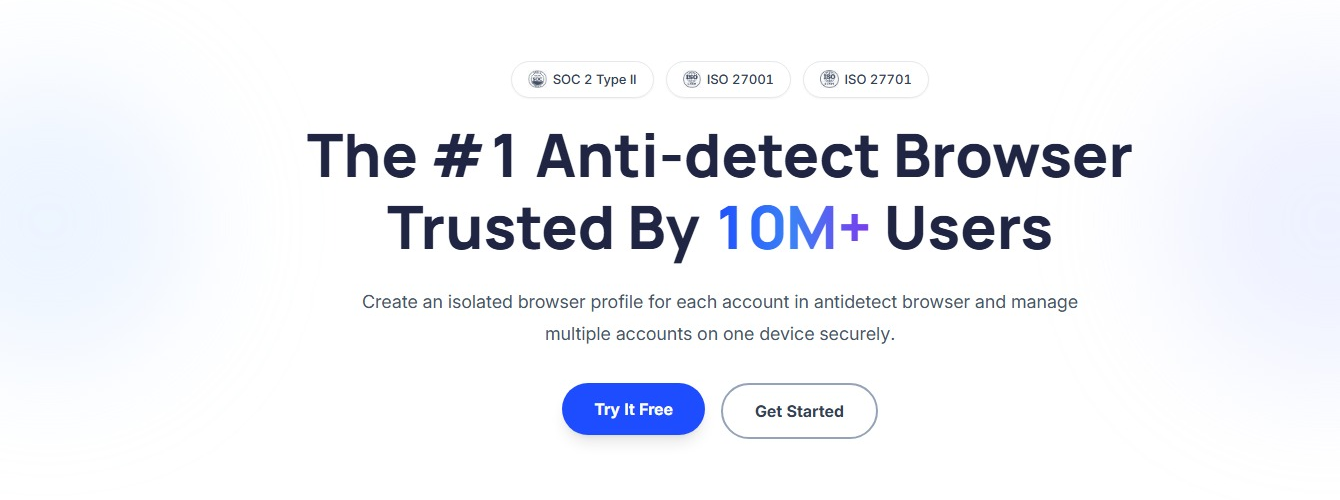 официальный основной экран AdsPower