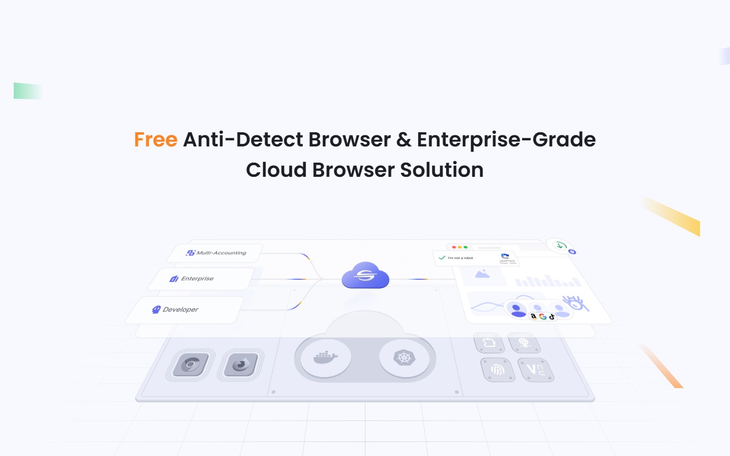 Официальный основной экран NSTBrowser