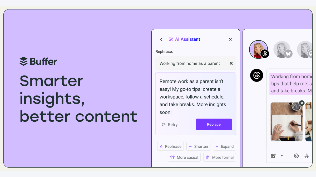 возможности Buffer AI Assistant