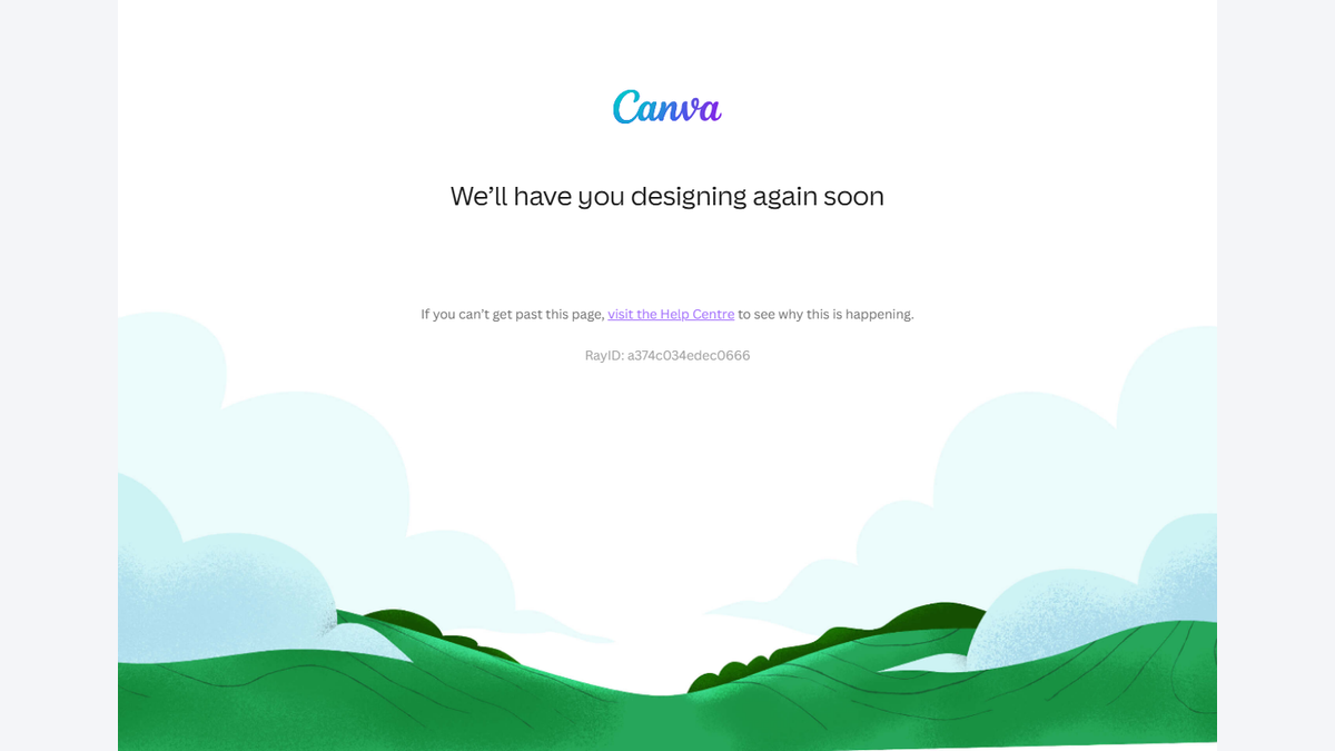 рабочий интерфейс Canva