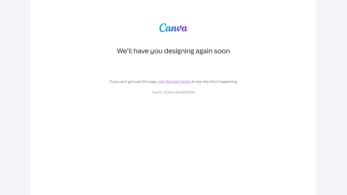 рабочий интерфейс Canva