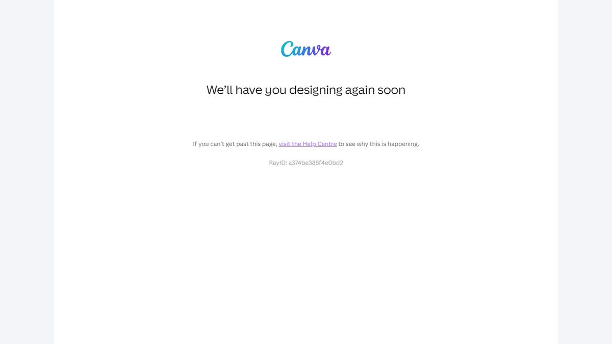 рабочий интерфейс Canva