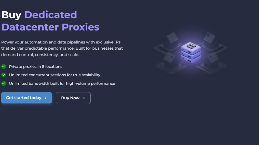 скриншот: ProxyScrape: официальная страница продукта