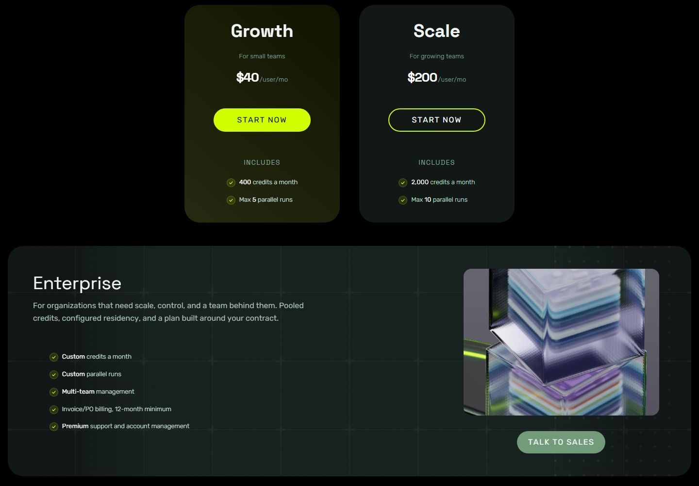 Официальные тарифы Functionize Studio