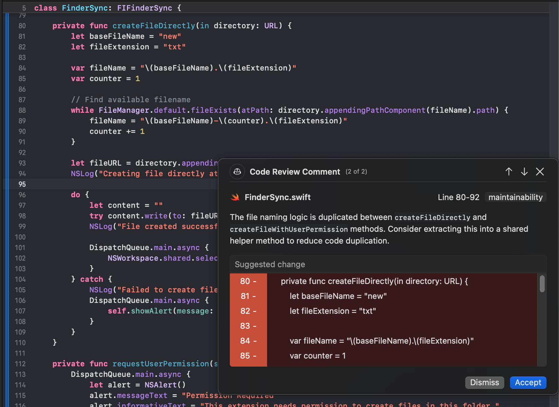 Официальный интерфейс или экран сервиса GitHub Copilot Code Review