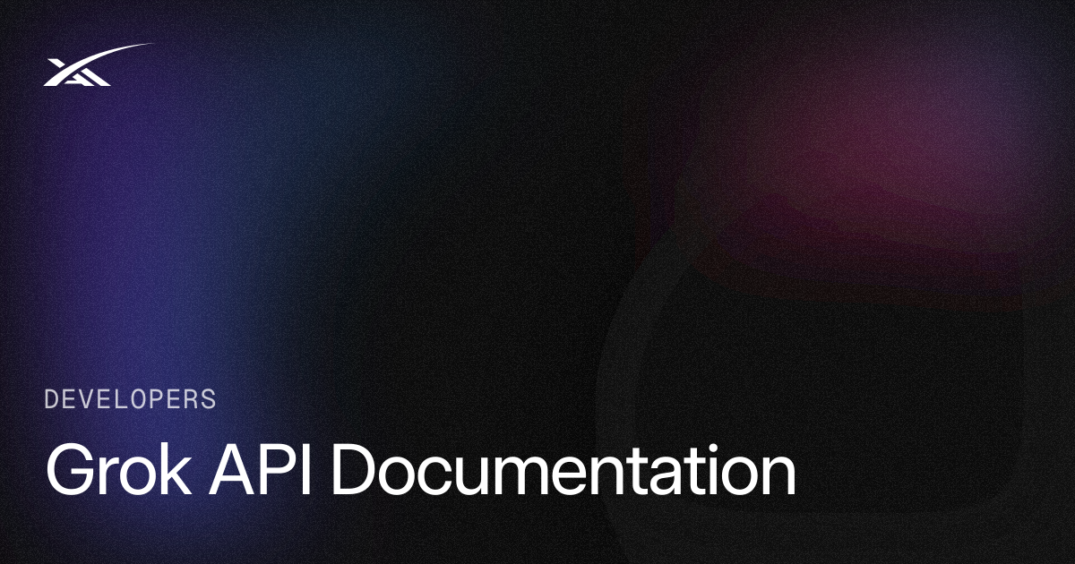Официальный интерфейс или экран сервиса Grok API