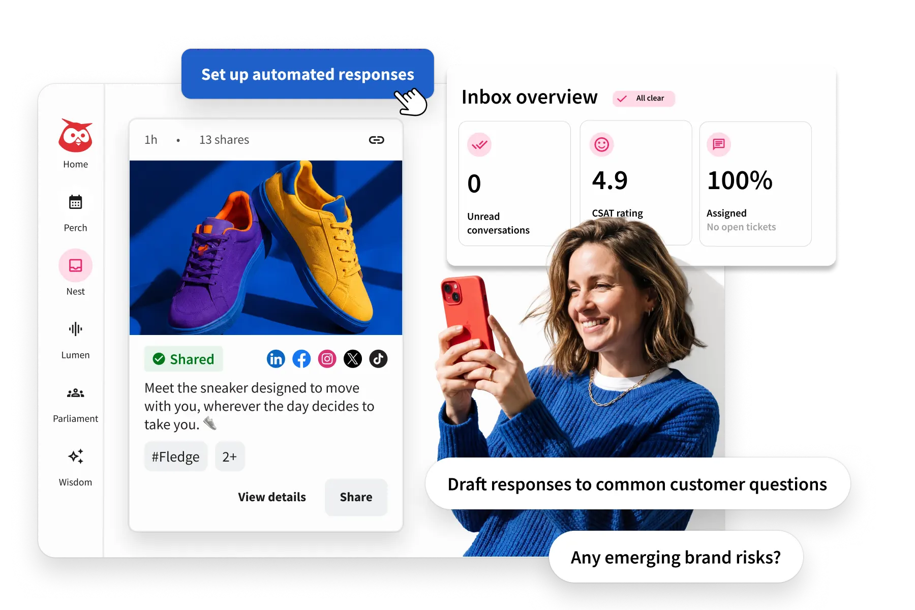 единый inbox и работа с обращениями в Hootsuite