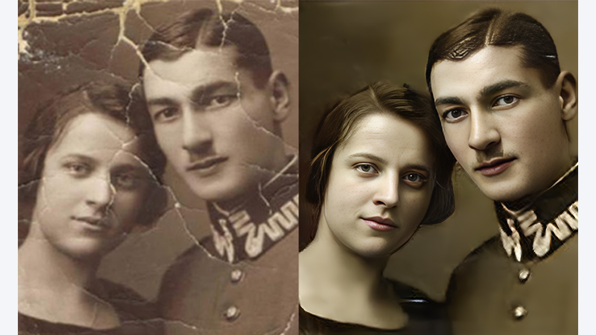 рабочий интерфейс Hotpot AI Picture Restorer