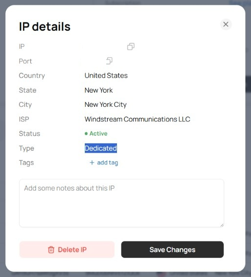 скриншот: Geonode: официальный интерфейс управления