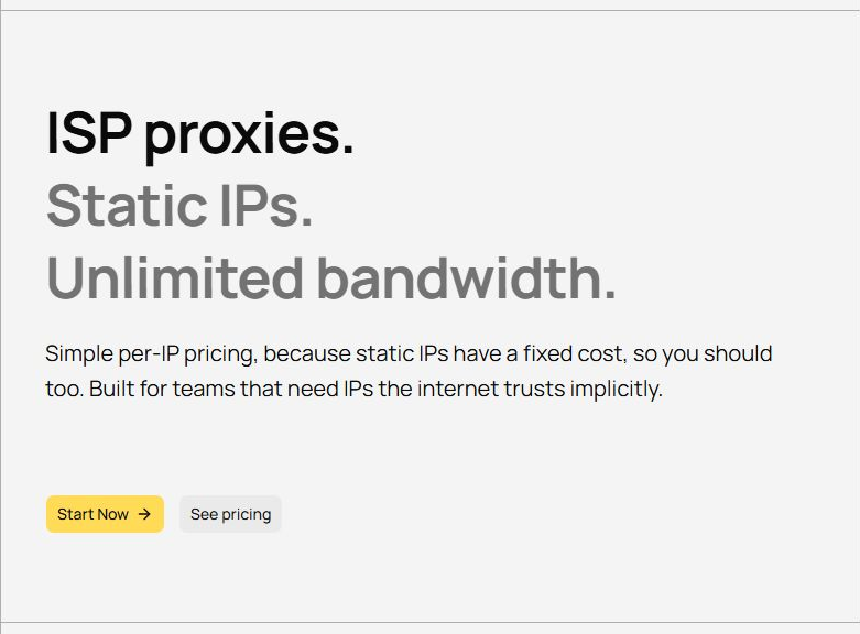 скриншот: Geonode: официальная страница ISP-продукта