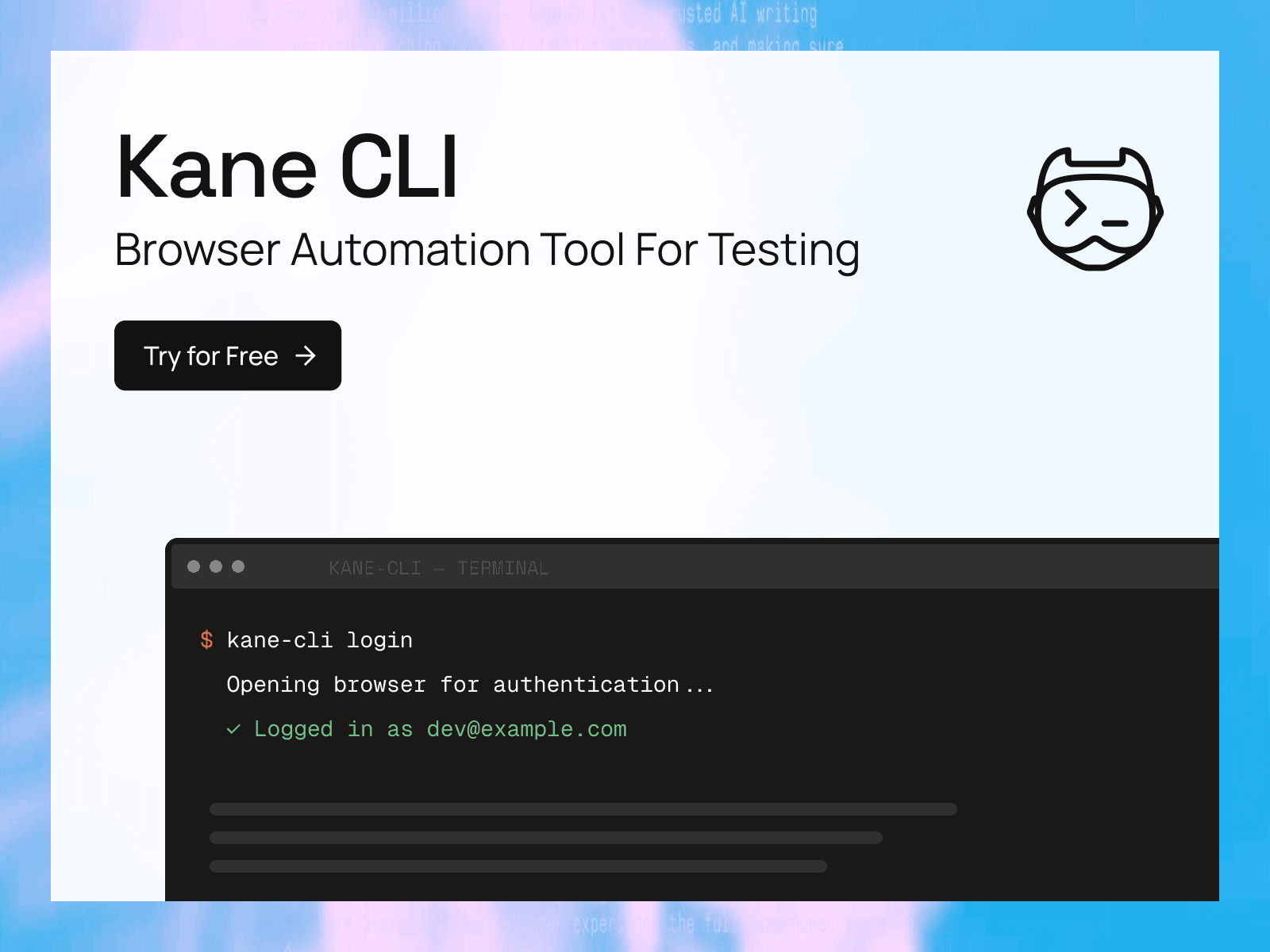 Официальный интерфейс или экран сервиса LambdaTest KaneAI