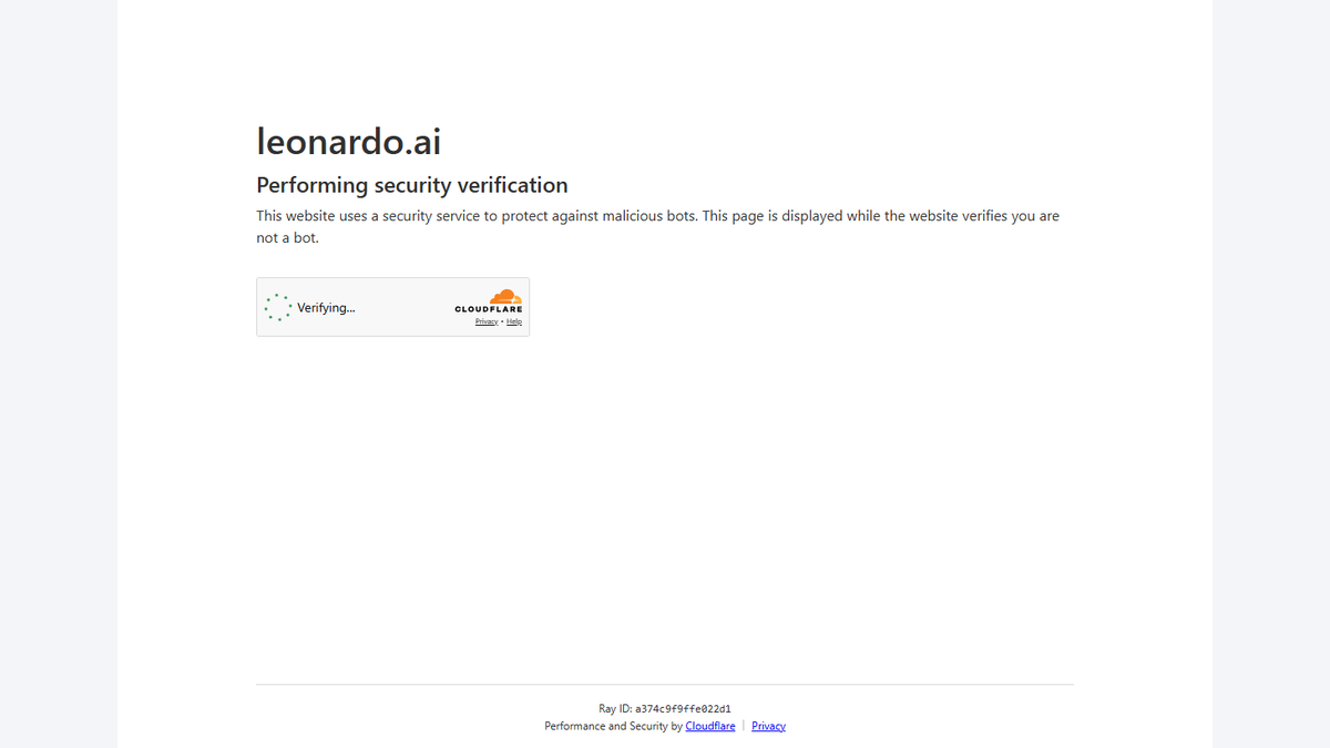 рабочий интерфейс Leonardo AI
