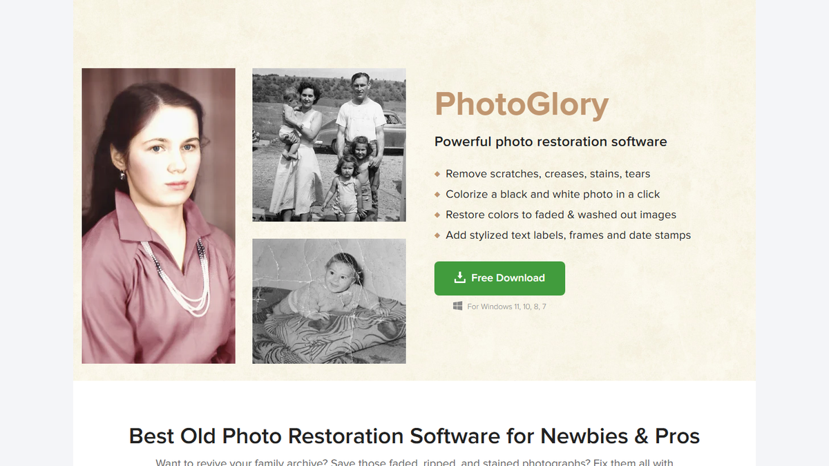 рабочий интерфейс PhotoGlory