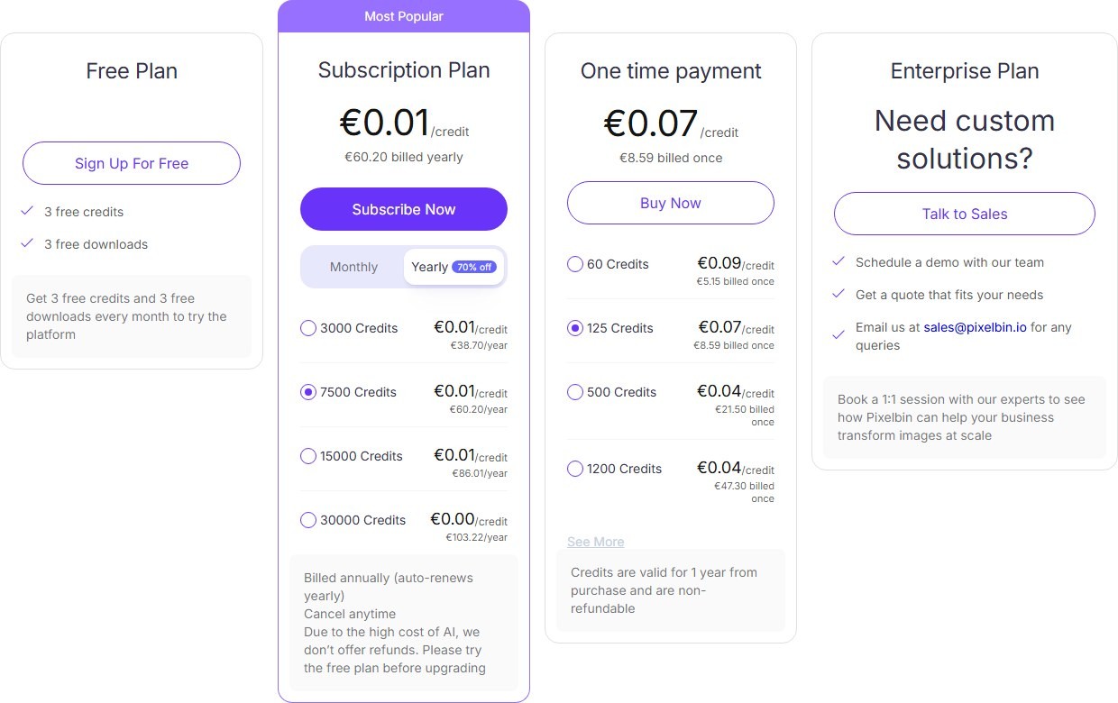 Официальные тарифы upscalemedia
