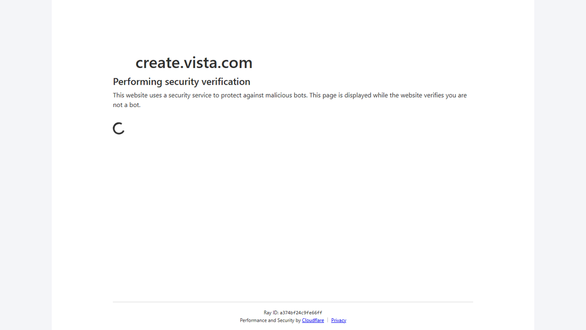рабочий интерфейс VistaCreate