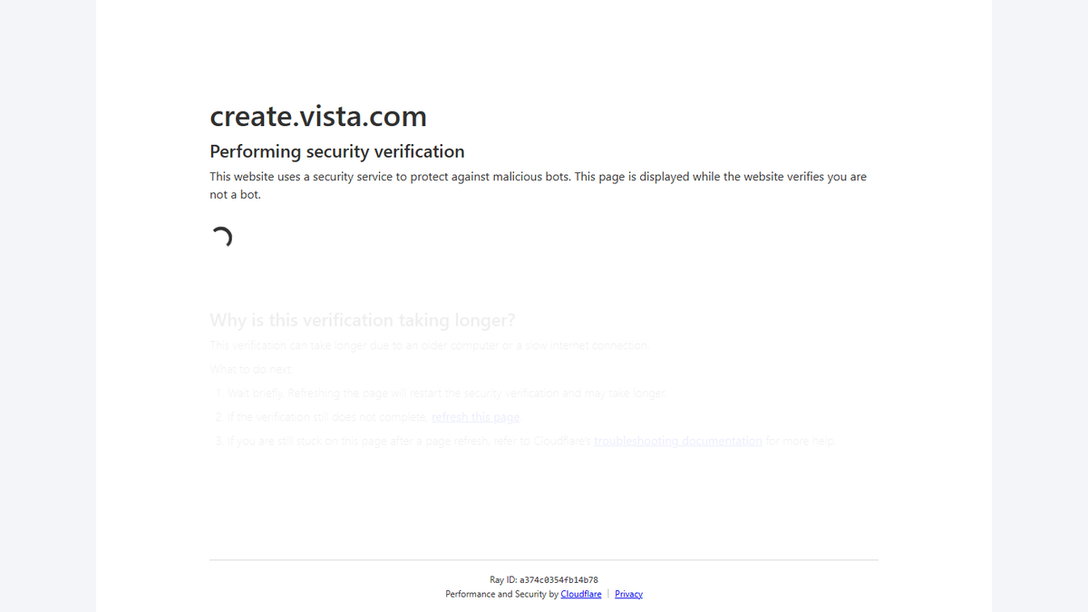 рабочий интерфейс VistaCreate
