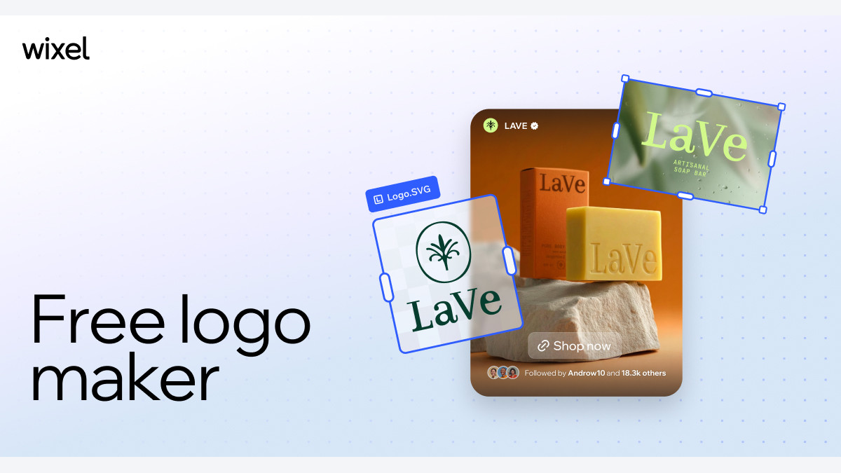 рабочий интерфейс Wix Logo Maker