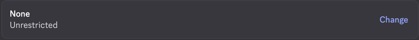 уровень верификации none в discord