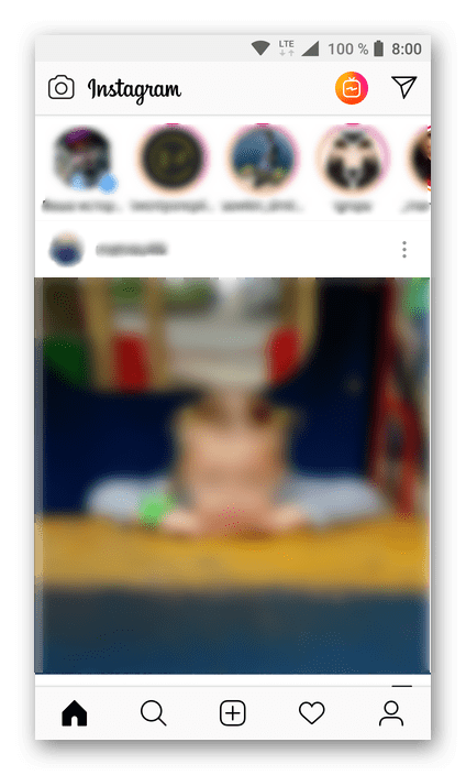 лента instagram после авторизации
