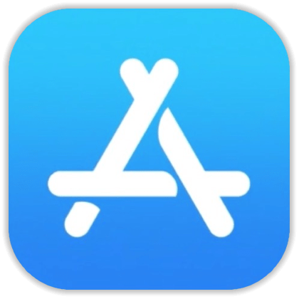 значок App Store на домашнем экране iPhone